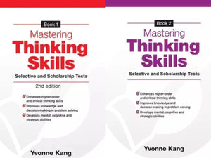 Mastering Thinking Skills Selective and Scholarship Tests Book 1 &2 for Year 5 and up