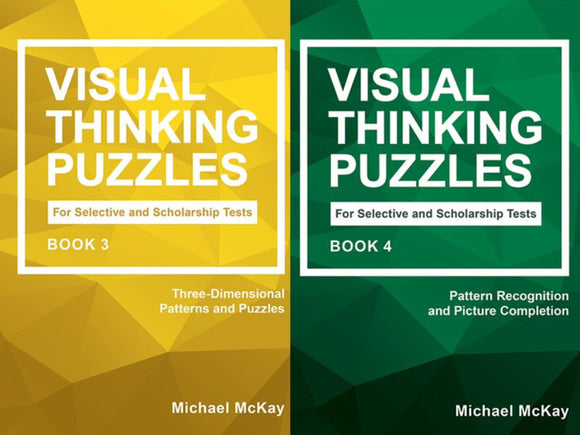 Visual Thinking Puzzles for Selective and Scholarship Test Book 3&4 Pre Sale