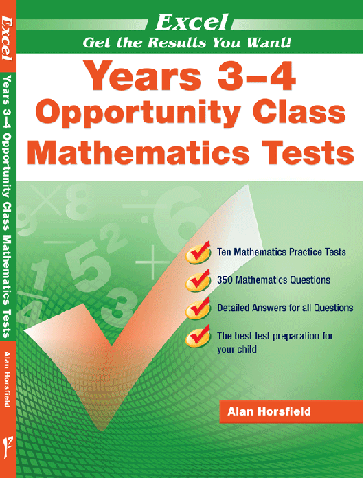 Excel Opportunity Class Mathematics Tests Years 3-4 Ada's Book