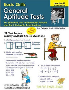 General Aptitude Tests for Selective  No. 81  Year 5 - 8 Ada's Book