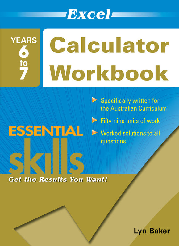 Excel Essential Skills - Calculator Workbook Years 6-7