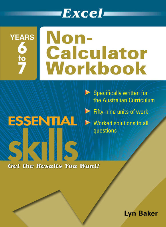 Excel Essential Skills - Non-Calculator Workbook Years 6-7