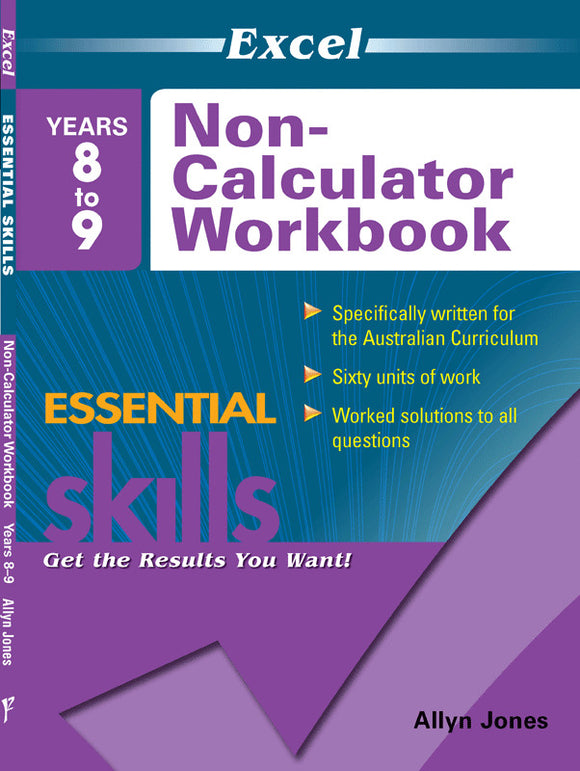 Excel Essential Skills: Non-Calculator Workbook Years 8-9