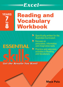 Excel Essential Skills - Reading and Vocabulary Workbook Years 7-8